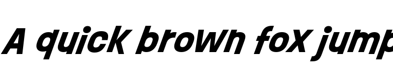 Preview of Ruddy Bold Italic font