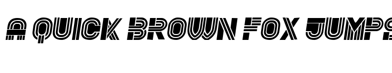 Preview of Rude Italic font