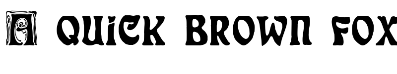 Preview of Rudelsberg Initialen font