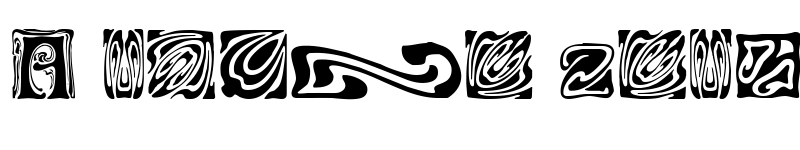 Preview of Rudelsberg Schmuck font