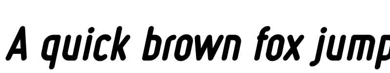 Preview of Ruler Heavy Italic font