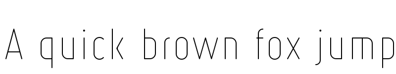 Preview of Ruler Thin Regular font