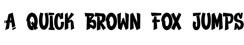 Preview of Rumbling Regular font