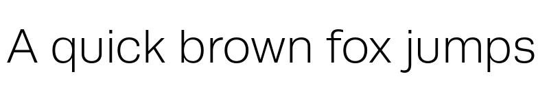 Preview of Runda Light font