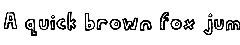Preview of RUNNING ON EMPTY Regular font
