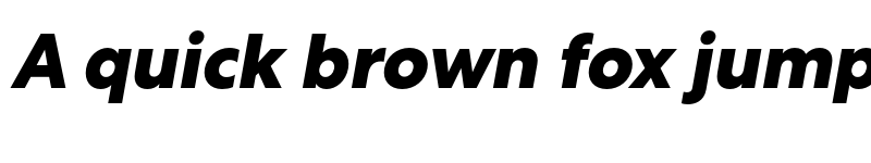 Preview of Rustica Extra Bold Italic font