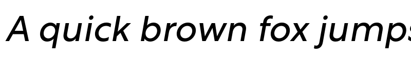 Preview of Rustica Regular Italic font