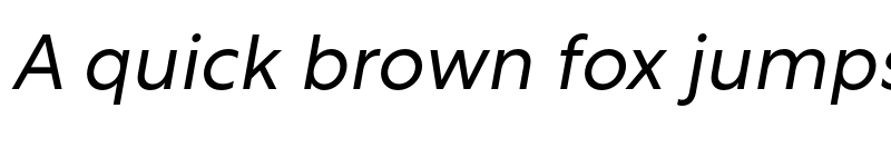 Preview of Rustica Semi Light Italic font