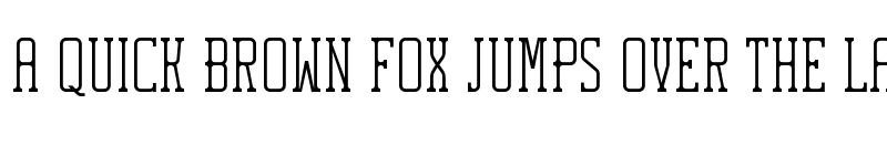 Preview of Rustica Slab Regular font