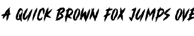 Preview of RUSTY ATTACK DEMO Regular font