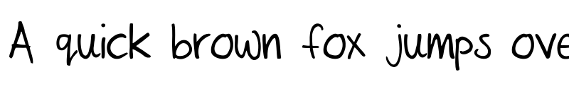 Preview of RutmerHand Regular font