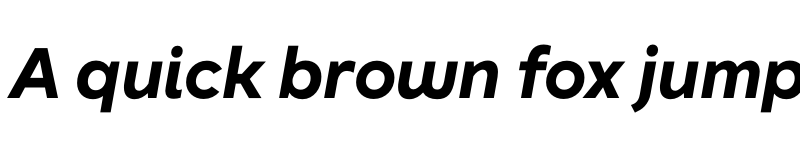 Preview of RWE Sans Web Bold Italic font