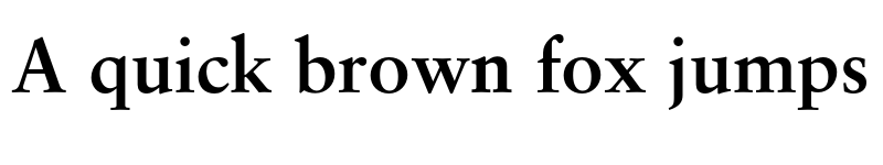 Preview of Sabon LT Pro Bold font