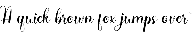 Preview of Sabrina Month Demo Regular font