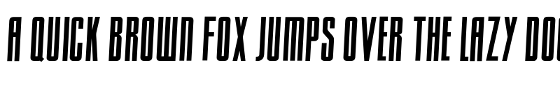 Preview of Sacco SemiBold Condensed Oblique font