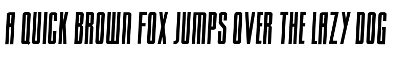 Preview of Sacco SemiBold ExtraCondensed Oblique font