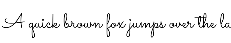 Preview of Sacramento Regular font