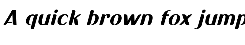 Preview of Sadigu Bold Slanted font