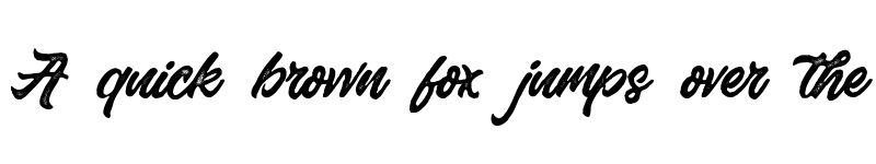 Preview of Saekana rough Regular font