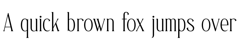 Preview of Safilms Crawford Regular font