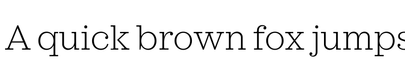Preview of Sagona Extra Light font