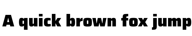 Preview of Saira Black font