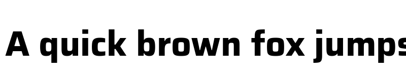 Preview of Saira Bold font