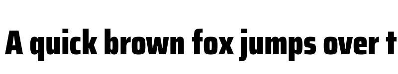 Preview of Saira Condensed Black font