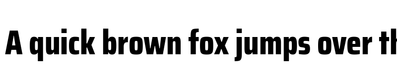 Preview of Saira Condensed ExtraBold font