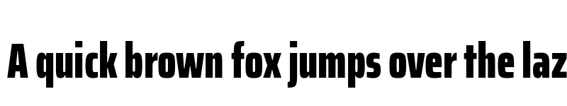 Preview of Saira ExtraCondensed Black font