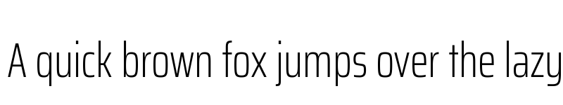 Preview of Saira ExtraCondensed ExtraLight font