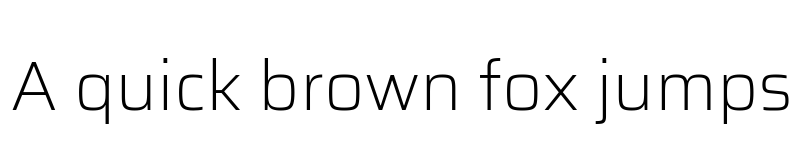 Preview of Saira ExtraLight font