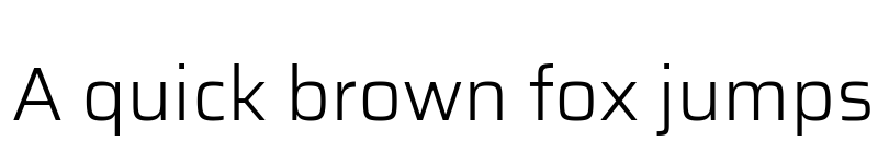 Preview of Saira Light font