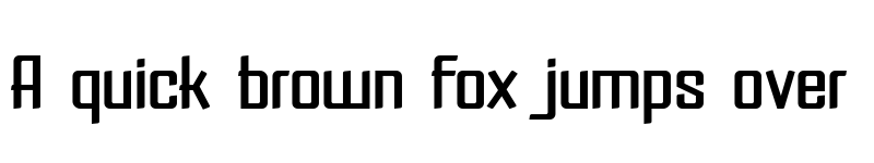 Preview of Saito Regular font