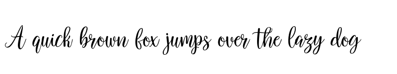 Preview of Salbatora Script Regular font