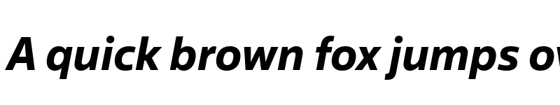 Preview of Salis MVB Bold Italic font