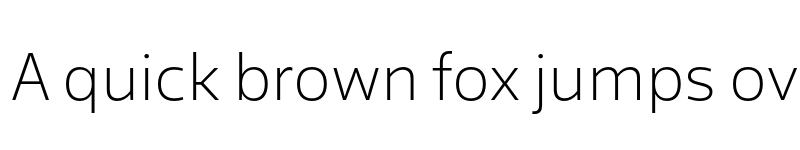 Preview of Salis MVB Extra Light font