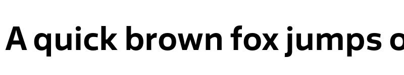 Preview of Salis MVB Semibold font