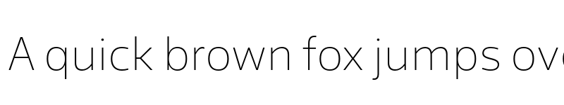 Preview of Salis MVB Thin font