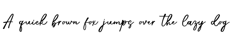 Preview of Sally Alone Regular font