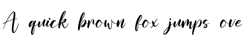 Preview of Salmanda Regular font