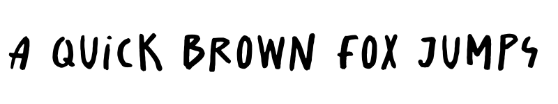 Preview of Salted Regular font