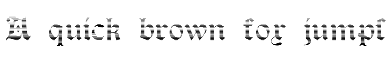 Preview of Salterio Gradient Regular font