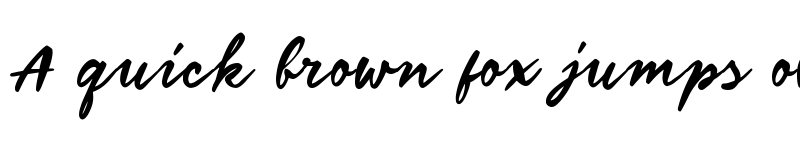 Preview of Saltire Demo Regular font