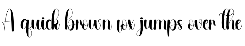 Preview of Salty Regular font