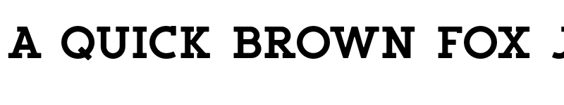 Preview of Salveation Slab Regular font