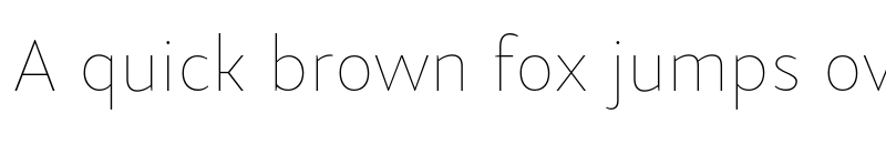 Preview of Samo Sans Pro Hair font