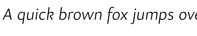 Preview of Samo Sans Pro Light Italic font