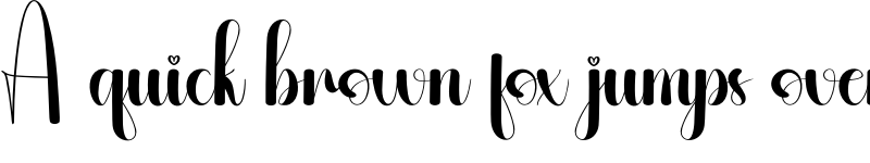 Preview of Sample Regular font