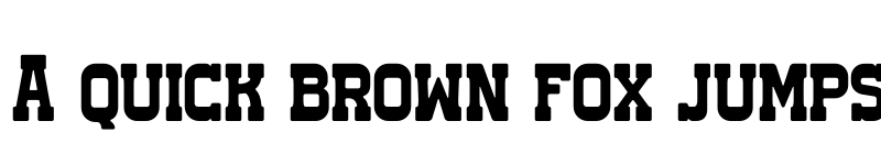 Preview of SAN ANDREAS Regular font